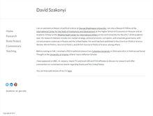 Tablet Screenshot of davidszakonyi.com